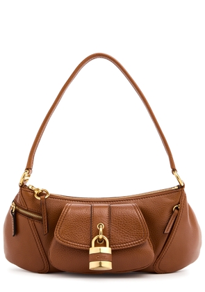 Chloe The 99 Grained Leather Shoulder bag - Brown - One Size