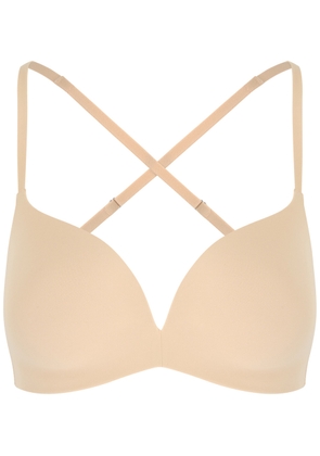 Wacoal Inès Secret Stretch-nylon Soft-cup bra - Nude - 36B
