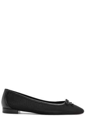 Stuart Weitzman Arabella Mesh Ballet Flats - Black - 38 (IT38/ UK5)