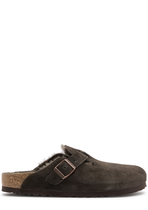 Birkenstock Boston Shearling-lined Suede Clogs - Brown - 36 (IT36/ UK3)