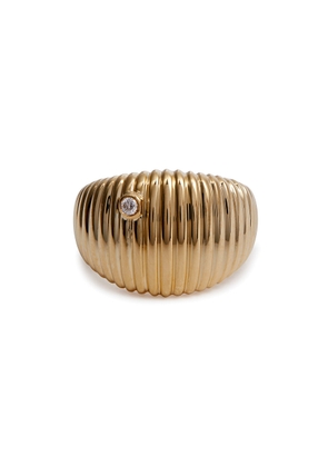 Yvonne Leon Chevaliere Berlingot 9kt Gold Signet Ring - 52 (UK M / US 6.5)