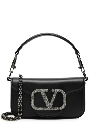 Valentino Garavani Locò Small Leather Shoulder bag - Black - One Size