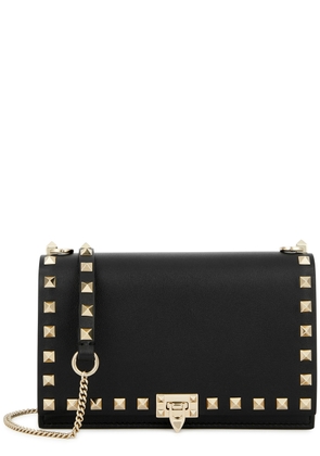 Valentino Garavani Rockstud Leather Pouch - Black - One Size