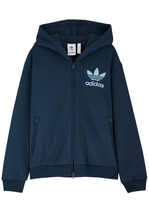 Adidas X Wales Bonner Logo Hooded Jersey Sweatshirt - Navy - S