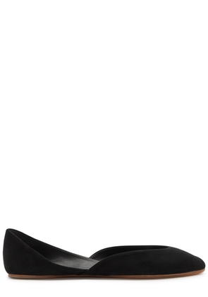 The Row Gemma Suede Ballet Flats - Black - 36 (IT36 / UK3)