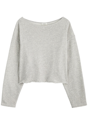 American Vintage Kodytown Cotton Sweatshirt - Light Grey - M (UK12 / M)