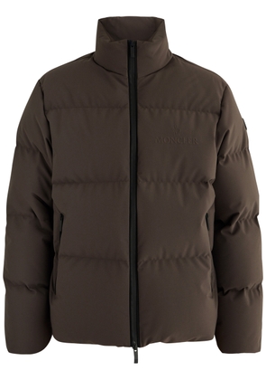 Moncler Misonet Quilted Shell Coat - Brown - 6 (UK46 /xxxl)