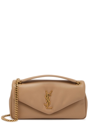 Saint Laurent Calypso Small Padded Leather Shoulder bag - Beige - One Size