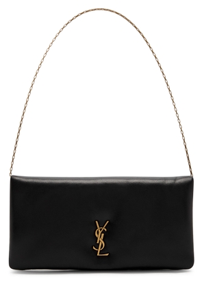 Saint Laurent Calypso Leather Wallet-on-chain - Black - One Size