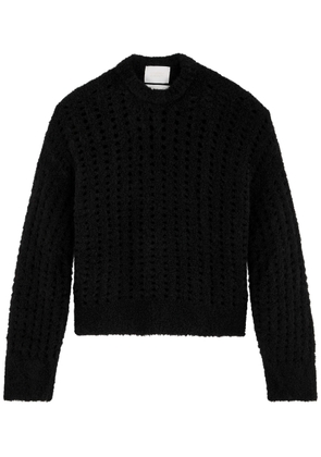 Citizens OF Humanity Ailani Open-knit Alpaca-blend Jumper - Black - L (UK14 / L)