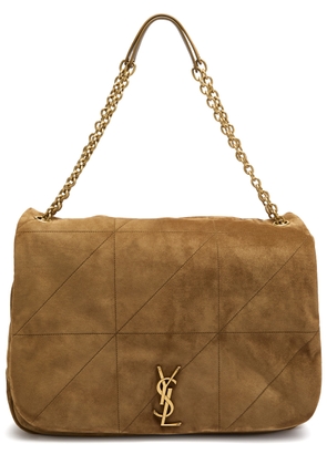 Saint Laurent Jamie XL Suede Shouder bag - Brown - One Size