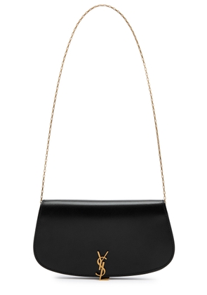 Saint Laurent Demilune Leather Wallet-on-chain - Black - One Size