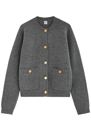 Toteme Wool-blend Cardigan - Grey - S (UK8-10 / S)