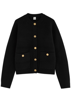 Toteme Wool-blend Cardigan - Black - XS (UK6 /xs)