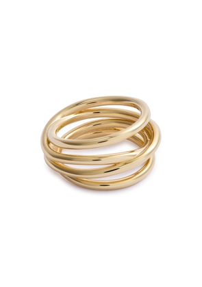 Otiumberg Twine 14kt Gold Vermeil Ring - P (UK P / US 7.5)