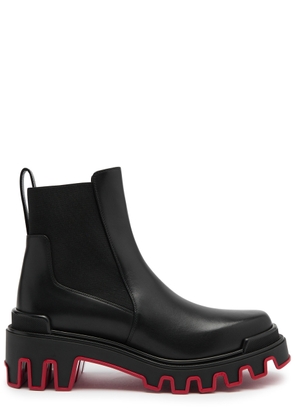 Christian Louboutin Marchacroche Dune Leather Chelsea Boots - Black - 37 (IT37 / UK4)