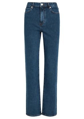 Frame The Ruler Straight-leg Jeans - Dark Blue - 29 (W29 / UK12 / M)