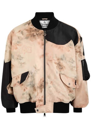 Vivienne Westwood Bernardo Printed Shell Bomber Jacket - Brown - S