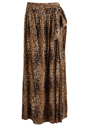Melissa Odabash Elsa Leopard-print Maxi Skirt - XS (UK6 / XS)