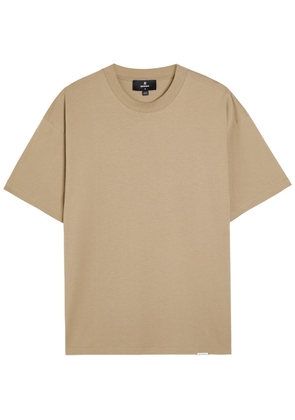 Represent Initial Embroidered Cotton T-shirt - Grey - L