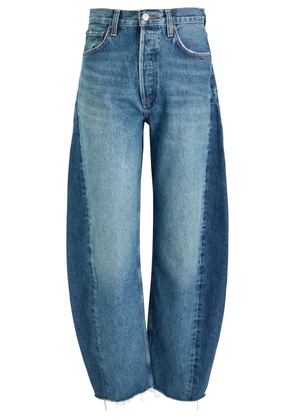 Agolde Luna Barrel-leg Jeans - Dark Blue - 30 (W30 / UK12 / M)