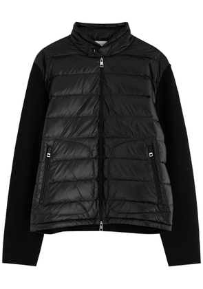 Moncler Quilted Nylon and Wool Jacket - Black - M