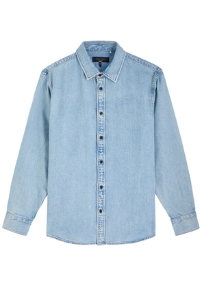 Rag & Bone Finch Denim Shirt - Mid Blu - L