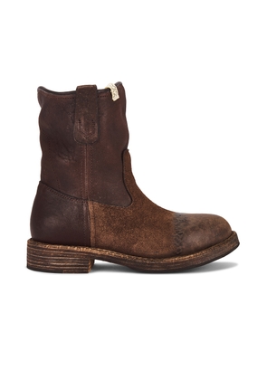 Visvim Wabanaki Folk Boots in Dark Brown - Brown. Size 11 (also in ).