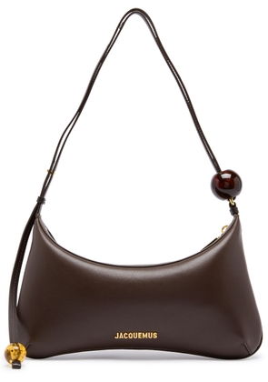Jacquemus Le Grand Bisou Perle Leather Shoulder bag - Brown - One Size