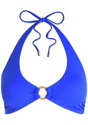 Lido Unidici Scoop Neck Designer Bikini, Ivory, M - Bright Blue - L (UK14 / L)