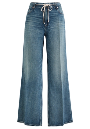 Paige Zoey Belted Wide-leg Jeans - Blue - 28 (W28 / UK10 / S)