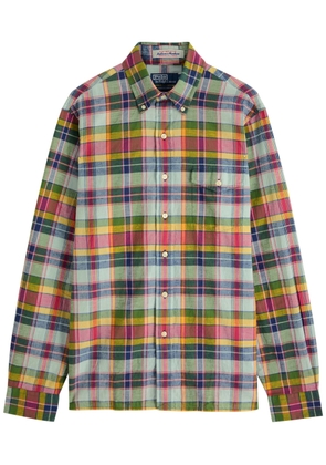 Polo Ralph Lauren Checked Flannel Shirt - Navy - M