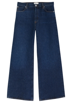Frame The Loose Wide-leg Jeans - Dark Blue - 28 (W28 / UK10 / S)