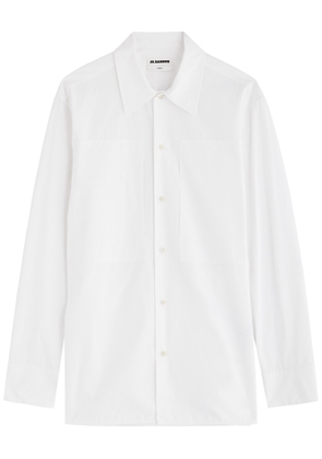 Jil Sander Cotton-poplin Shirt - White - 41 (C16 / L)