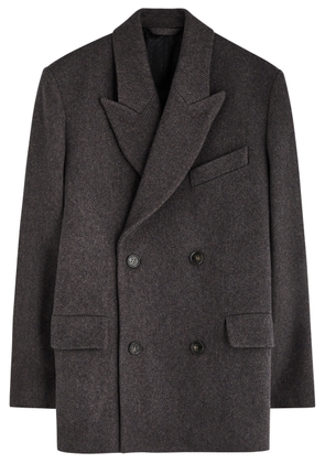Acne Studios Double-breasted Wool-blend Blazer - Brown - 40 (UK12 / M)