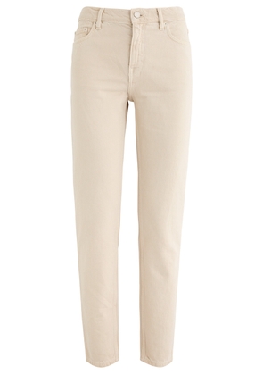 Toteme Tapered-leg Jeans - Cream - 25 (W25 / UK6 / XS)