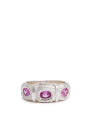 Bleue Burnham Window Box Sterling Silver Ring - O (UK O / US 7)