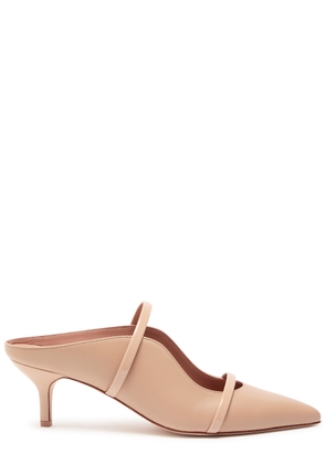 Malone Souliers Maureen 45 Leather Mules - Nude - 38 (IT38 / UK5)