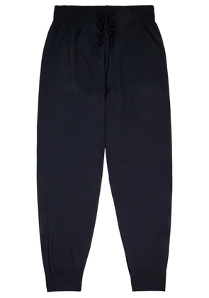 John Smedley Henning Wool Sweatpants - Navy - S