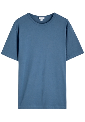 Sunspel Cotton T-shirt - Blue - XL
