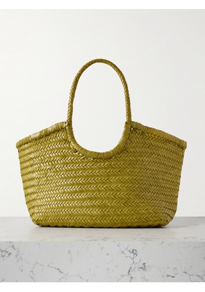 Dragon Diffusion - Nantucket Large Woven Leather Tote - Green - One size