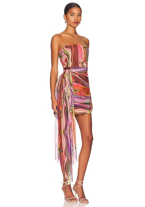 ELLIATT Nala Dress in Multi. Size L. Also in M, S, XL, XS, XXS.