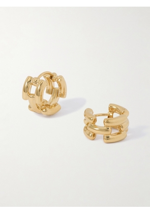 LIÉ STUDIO - The Johanna Gold-plated Hoop Earrings - One size