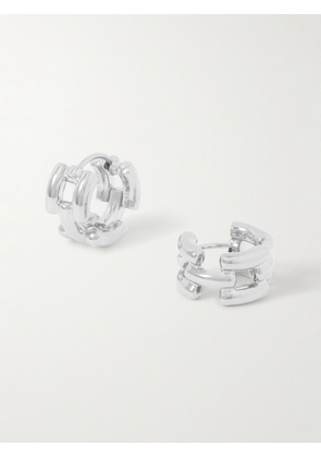 LIÉ STUDIO - The Johanna Silver Hoop Earrings - One size