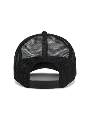 Anti Social Social Club Assc Racing Trucker Hat in Black.