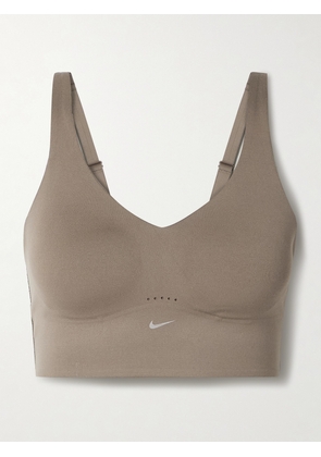 Nike - Alate Dri-fit Sports Bra - Brown - XLC-E,XSD-E,XSA-C,SC-E,SA-C,MC-E,MA-B,LC-E
