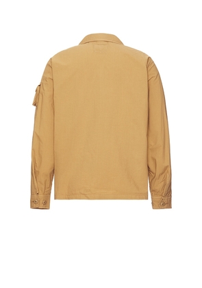 Beams Plus Mil Shirt Jacket in Tan. Size L. Also in M, S.