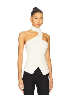 ALL THE WAYS Courtney Top in Beige. Size L. Also in M, XL, XS.