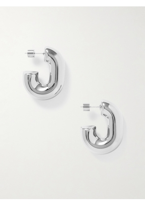 Martha Calvo - Kayla Link Rhodium-plated Earrings - Silver - One size