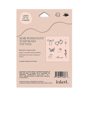 INKED by Dani Dreamy Pack Semi-permanent Ink Pack in Beauty: NA.